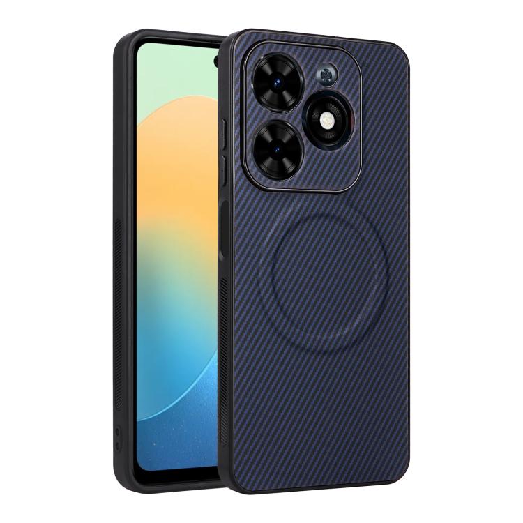Precise Cutout Carbon Fiber Texture Vegan Leather Phone Case, For Tecno Pop 10C / Infinix Hot 40i, For Tecno Pop 20 4G / Spark Go 3, For Tecno Spark 40C, For Tecno Spark 40 Pro+ 4G, For Tecno Spark 40 Pro 4G, For Tecno Spark 40 4G                      ...