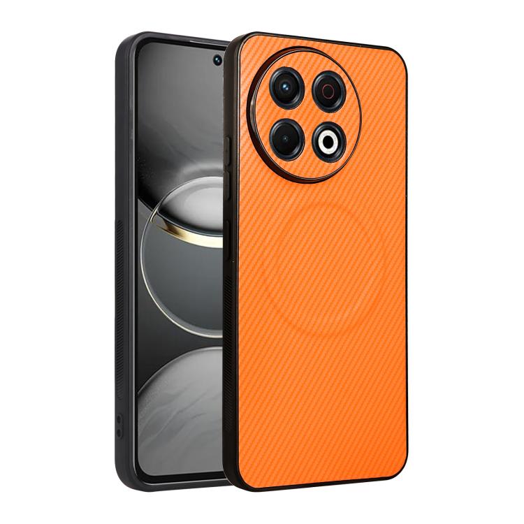 Precise Cutout Carbon Fiber Texture Vegan Leather Phone Case, For Tecno Pop 10C / Infinix Hot 40i, For Tecno Pop 20 4G / Spark Go 3, For Tecno Spark 40C, For Tecno Spark 40 Pro+ 4G, For Tecno Spark 40 Pro 4G, For Tecno Spark 40 4G                      ...