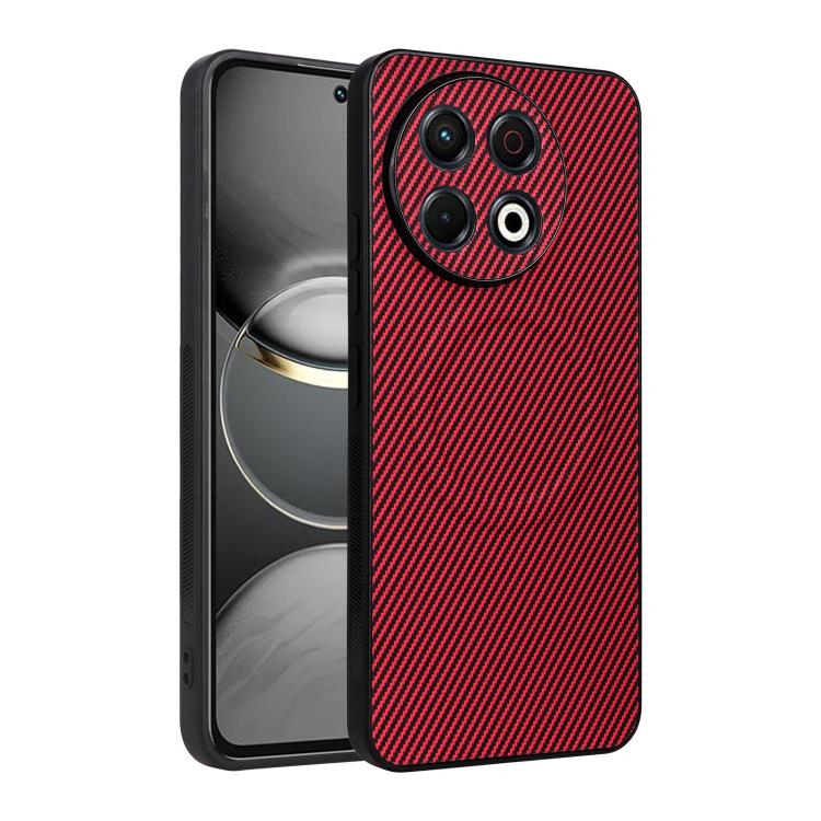 Precise Cutout Carbon Fiber Texture Vegan Leather Phone Case, For Tecno Pop 10C / Infinix Hot 40i, For Tecno Pop 20 4G / Spark Go 3, For Tecno Spark 40C, For Tecno Spark 40 Pro+ 4G, For Tecno Spark 40 Pro 4G, For Tecno Spark 40 4G                      ...
