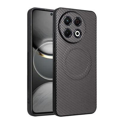 Precise Cutout Carbon Fiber Texture Vegan Leather Phone Case, For Tecno Pop 10C / Infinix Hot 40i, For Tecno Pop 20 4G / Spark Go 3, For Tecno Spark 40C, For Tecno Spark 40 Pro+ 4G, For Tecno Spark 40 Pro 4G, For Tecno Spark 40 4G                      ...