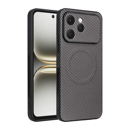 Precise Cutout Carbon Fiber Texture Vegan Leather Phone Case, For Tecno Pop 10C / Infinix Hot 40i, For Tecno Pop 20 4G / Spark Go 3, For Tecno Spark 40C, For Tecno Spark 40 Pro+ 4G, For Tecno Spark 40 Pro 4G, For Tecno Spark 40 4G                      ...