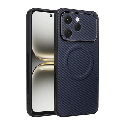 Precise Cutout Carbon Fiber Texture Vegan Leather Phone Case, For Tecno Pop 10C / Infinix Hot 40i, For Tecno Pop 20 4G / Spark Go 3, For Tecno Spark 40C, For Tecno Spark 40 Pro+ 4G, For Tecno Spark 40 Pro 4G, For Tecno Spark 40 4G                      ...
