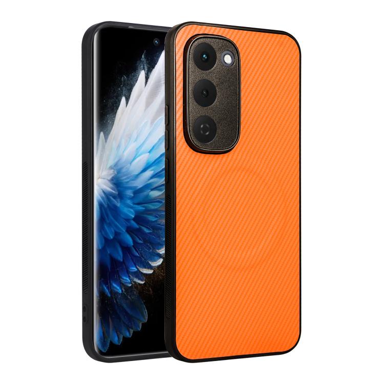 Precise Cutout Carbon Fiber Texture Vegan Leather Phone Case, For Tecno Pop 10C / Infinix Hot 40i, For Tecno Pop 20 4G / Spark Go 3, For Tecno Spark 40C, For Tecno Spark 40 Pro+ 4G, For Tecno Spark 40 Pro 4G, For Tecno Spark 40 4G                      ...