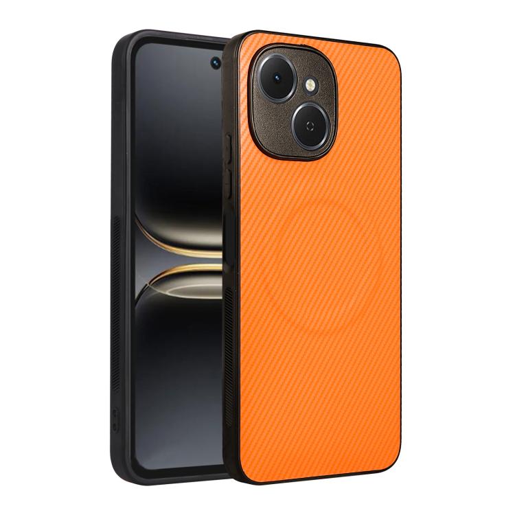Precise Cutout Carbon Fiber Texture Vegan Leather Phone Case, For Tecno Pop 10C / Infinix Hot 40i, For Tecno Pop 20 4G / Spark Go 3, For Tecno Spark 40C, For Tecno Spark 40 Pro+ 4G, For Tecno Spark 40 Pro 4G, For Tecno Spark 40 4G                      ...