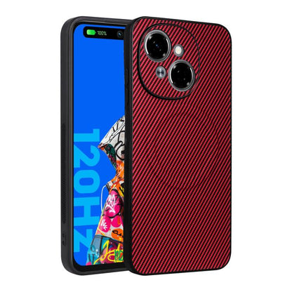 Precise Cutout Carbon Fiber Texture Vegan Leather Phone Case, For Tecno Pop 10C / Infinix Hot 40i, For Tecno Pop 20 4G / Spark Go 3, For Tecno Spark 40C, For Tecno Spark 40 Pro+ 4G, For Tecno Spark 40 Pro 4G, For Tecno Spark 40 4G                      ...