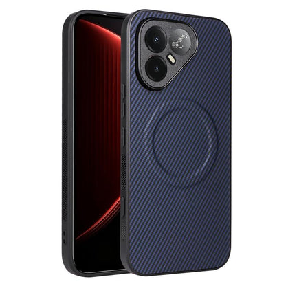 Precise Cutout Carbon Fiber Texture Vegan Leather Phone Case, For Tecno Pova 8 Pro 5G, For Tecno Pova 8 5G, For Tecno Pop 20 4G / Spark Go 3, For Tecno Pop 10C / Infinix Hot 40i, For Tecno Spark 40C, For Tecno Spark 40 Pro+ 4G, For Tecno Spark 40 Pro 4...