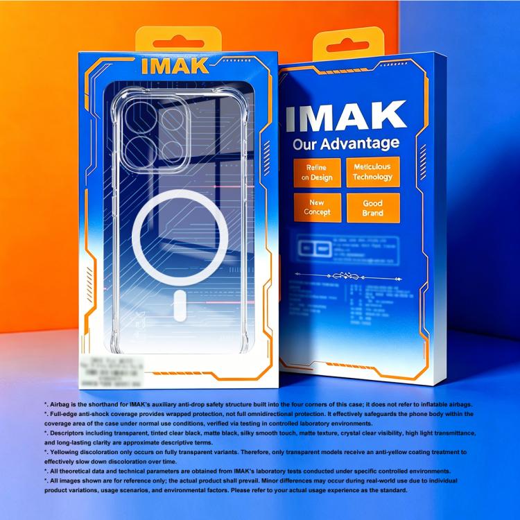 imak Magnetic Shockproof Airbag TPU Phone Case, For OPPO Reno16 F 5G / Reno16 FS 5G, For OPPO Reno16 5G / Reno16 Pro 5G Global, For OPPO Reno15 F 5G