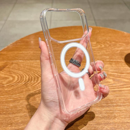 Large Hole Camera MagSafe Magnetic Clear Acrylic TPU Case, For Infinix Note 60 Ultra 5G, For Infinix Note 60 5G/Note 60 Pro 5G