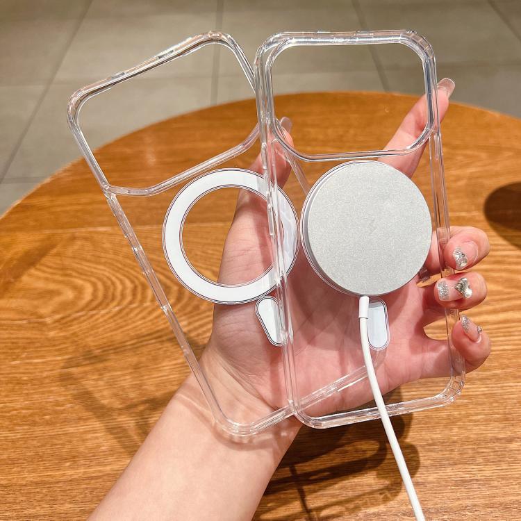 Large Hole Camera MagSafe Magnetic Clear Acrylic TPU Case, For Infinix Note 60 Ultra 5G, For Infinix Note 60 5G/Note 60 Pro 5G