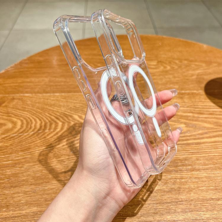 Large Hole Camera MagSafe Magnetic Clear Acrylic TPU Case, For Infinix Note 60 Ultra 5G, For Infinix Note 60 5G/Note 60 Pro 5G