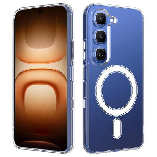 Large Hole Camera MagSafe Magnetic Clear Acrylic TPU Case, For Infinix Hot 70 Pro 5G, For Infinix Hot 70 5G, For Infinix Note 60 Ultra 5G, For Infinix Note Edge 5G, For Infinix Note 60 5G/Note 60 Pro 5G, For Infinix Hot 60 Pro 4G, For Infinix Hot 60i 4...
