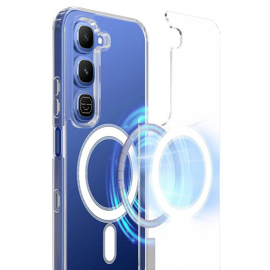 Large Hole Camera MagSafe Magnetic Clear Acrylic TPU Case, For Infinix Hot 70 Pro 5G, For Infinix Hot 70 5G, For Infinix Note 60 Ultra 5G, For Infinix Note Edge 5G, For Infinix Note 60 5G/Note 60 Pro 5G, For Infinix Hot 60 Pro 4G, For Infinix Hot 60i 4...