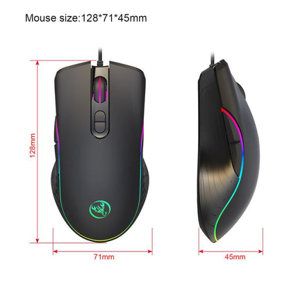 HXSJ Master-P5+V100+A867 Gaming Keyboard and Mouse Adapter Set for PS5, Master-P5+V100+A867