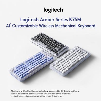 Logitech ALTO KEYS K75M Amber Series Custom Tri-Mode Wireless Mechanical Keyboard
