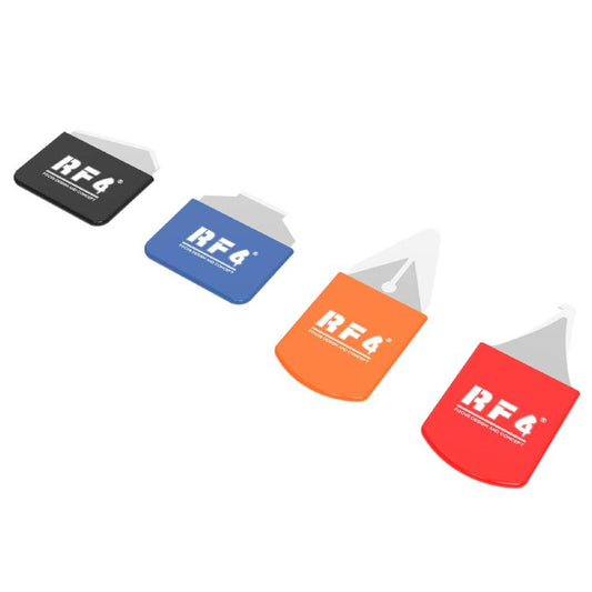 RF4 RF-DA12 Jeu de lames multifonctions pour démontage de téléphone portable, grattage d'étain et reprise, RF-DA12