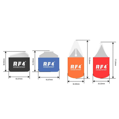 RF4 RF-DA12 Multifunction Mobile Phone Disassemble Scraping Tin Rework Blade Set, RF-DA12