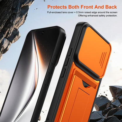 Card Holder Series Sliding Lens Cover PC Hybrid TPU Phone Case, For Tecno Pova Curve 2 5G, For Tecno Spark Go 3 / Tecno Pop 20 4G, For Tecno Camon 50 4G, For Tecno Spark 40C, For Tecno Pop 10 / Tecno Spark Go 2 4G, For Tecno Spark 40 Pro+ 4G           ...