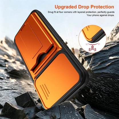 Card Holder Series Sliding Lens Cover PC Hybrid TPU Phone Case, For Tecno Pova Curve 2 5G, For Tecno Spark Go 3 / Tecno Pop 20 4G, For Tecno Camon 50 4G, For Tecno Spark 40C, For Tecno Pop 10 / Tecno Spark Go 2 4G, For Tecno Spark 40 Pro+ 4G           ...