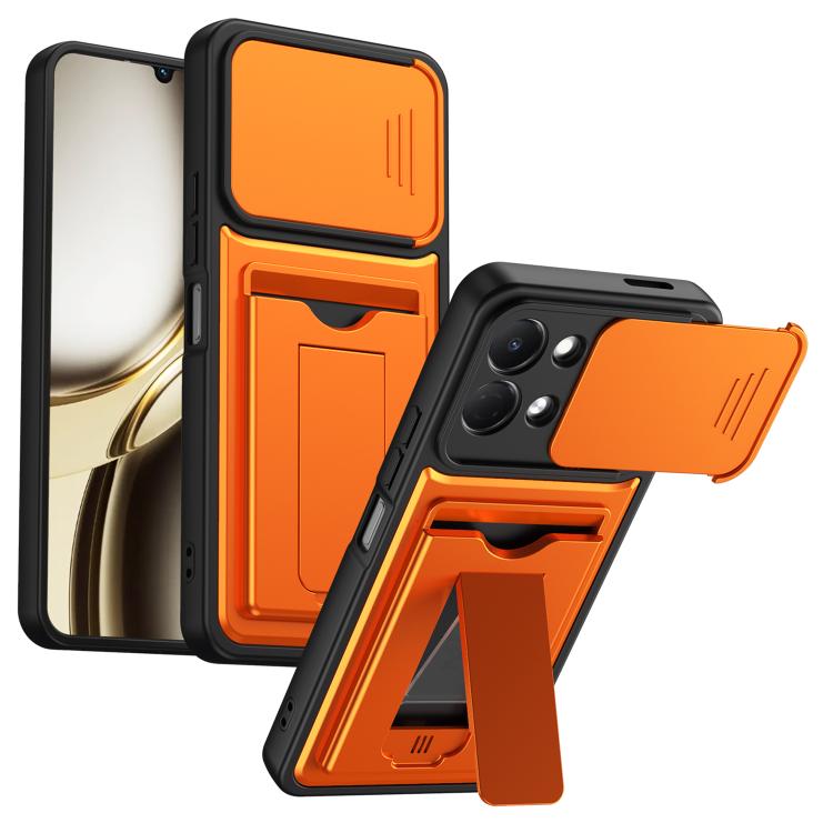 Card Holder Series Sliding Lens Cover PC Hybrid TPU Phone Case, For Tecno Pova Curve 2 5G, For Tecno Spark Go 3 / Tecno Pop 20 4G, For Tecno Camon 50 4G, For Tecno Spark 40C, For Tecno Pop 10 / Tecno Spark Go 2 4G, For Tecno Spark 40 Pro+ 4G           ...