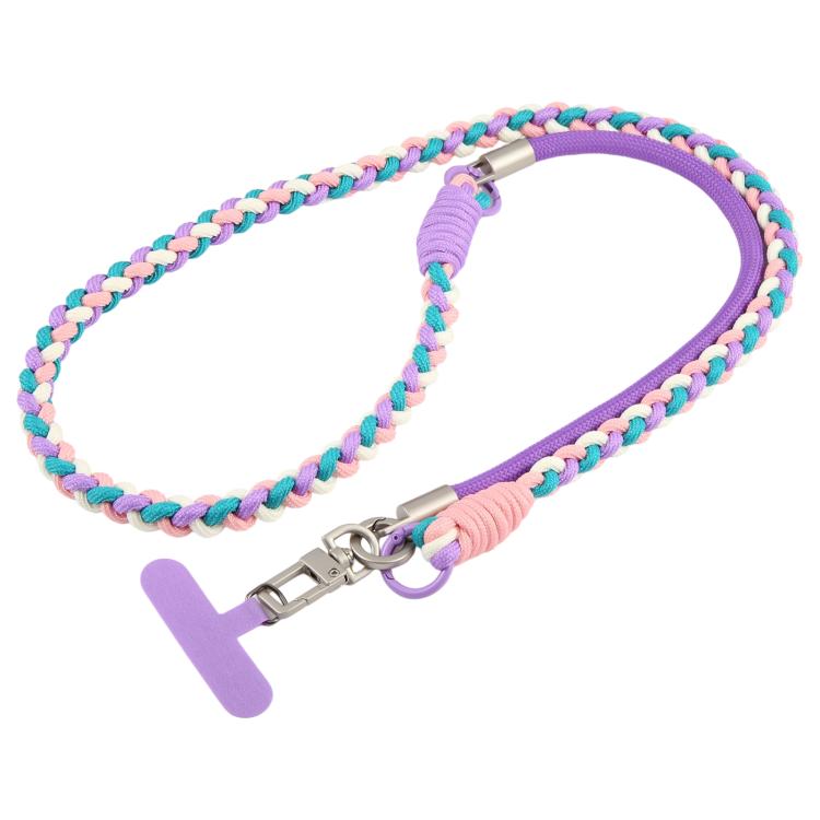 Twisted Spliced Braided Strap Phone Lanyard with Tether Pad for Unisex