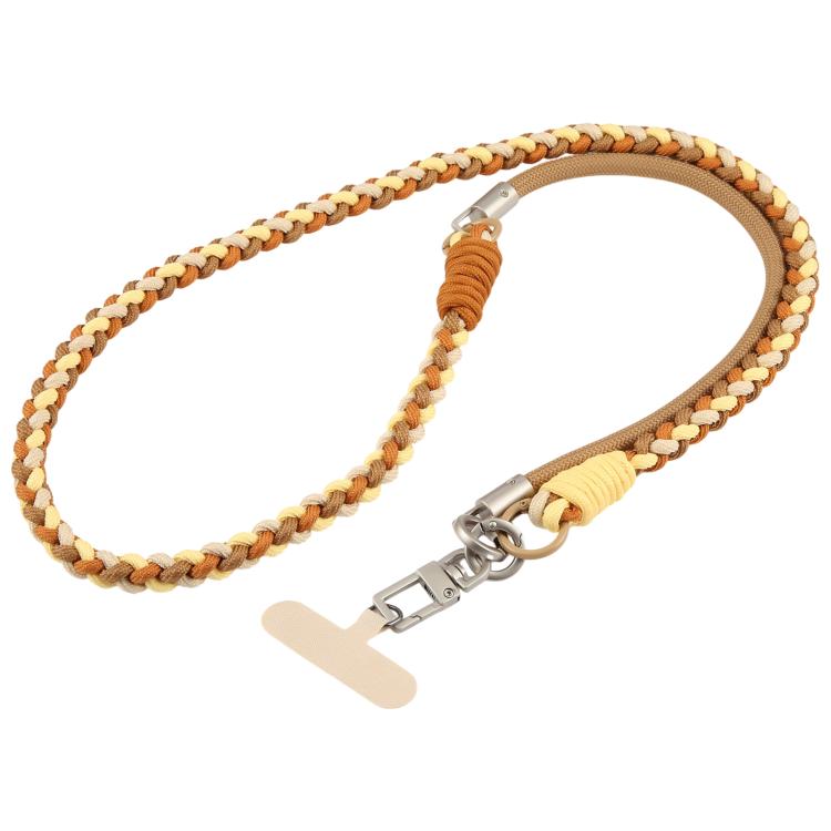 Twisted Spliced Braided Strap Phone Lanyard with Tether Pad for Unisex