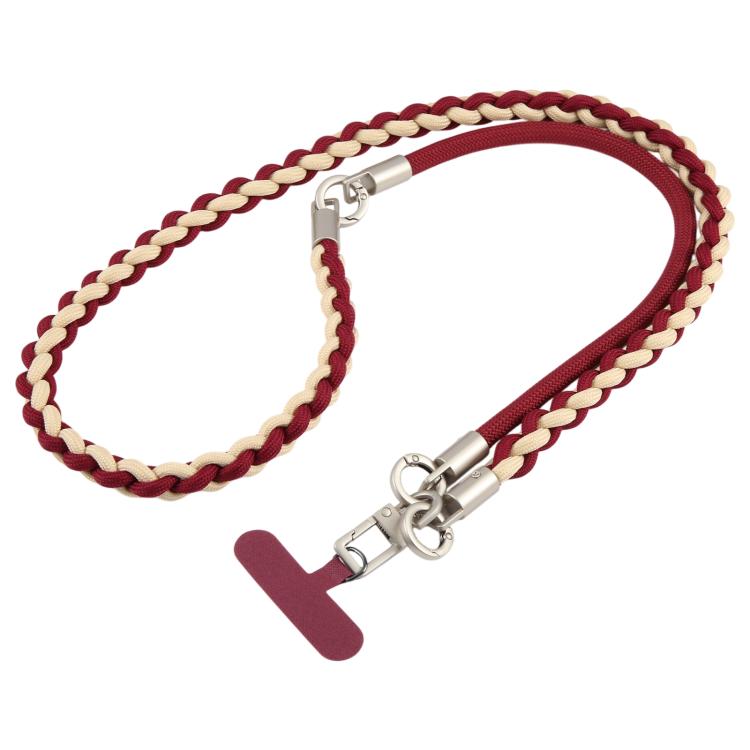 Twisted Spliced Braided Strap Phone Lanyard with Tether Pad for Unisex