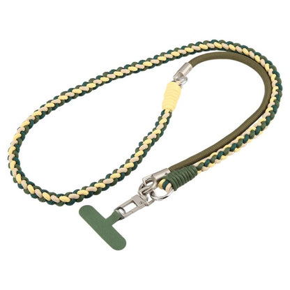 Twisted Spliced Braided Strap Phone Lanyard with Tether Pad for Unisex
