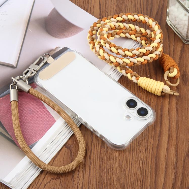 Twisted Spliced Braided Strap Phone Lanyard with Tether Pad for Unisex