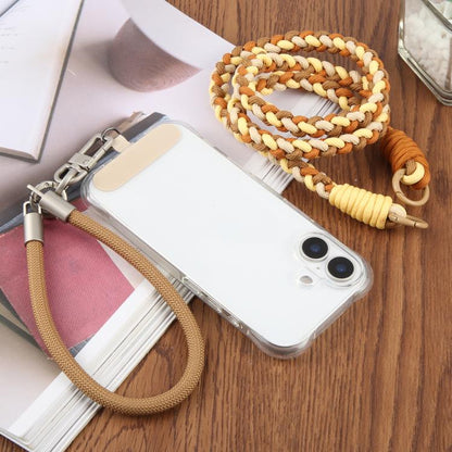 Twisted Spliced Braided Strap Phone Lanyard with Tether Pad for Unisex