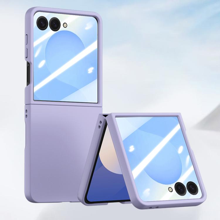 Skin Feel PC Hinge Phone Case with Tempered Film, For Galaxy Z Fold8 Ultra 5G, For Galaxy Z Flip8 5G
