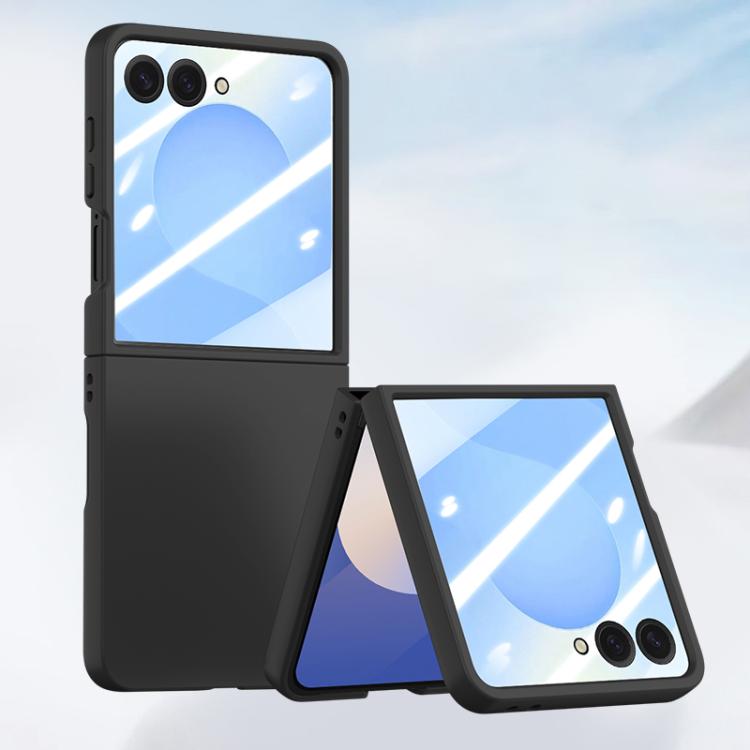 Skin Feel PC Hinge Phone Case with Tempered Film, For Galaxy Z Fold8 Ultra 5G, For Galaxy Z Flip8 5G