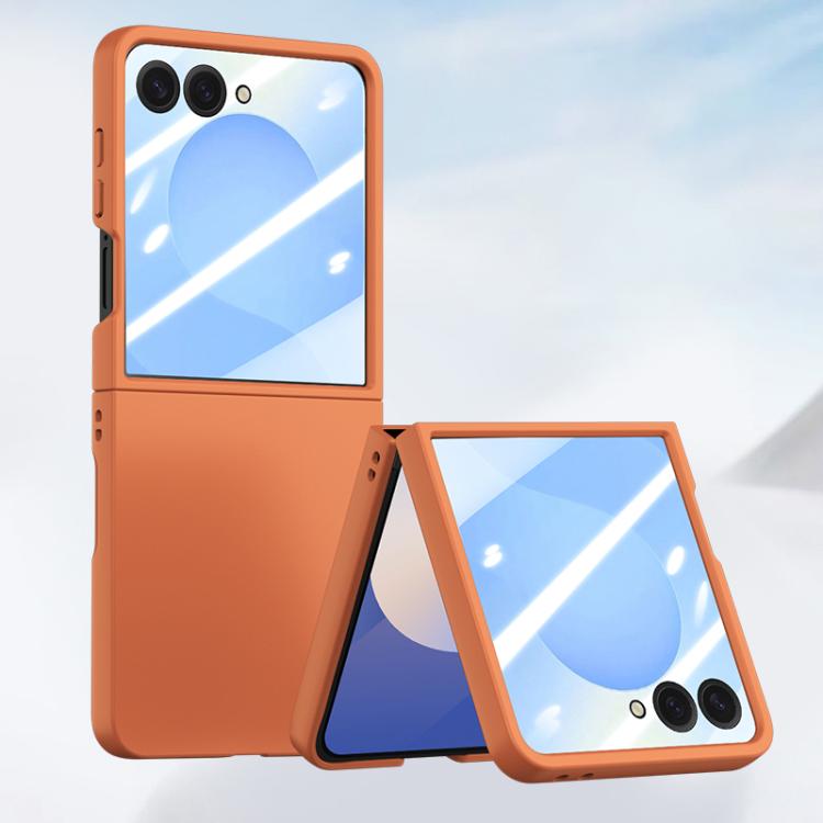 Skin Feel PC Hinge Phone Case with Tempered Film, For Galaxy Z Fold8 Ultra 5G, For Galaxy Z Flip8 5G