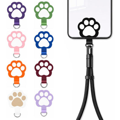 Cute Cartoon Cat Paw TPU Phone Lanyard Tether Pad