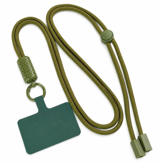 360-degree Rotatable Adjustable Nylon Neck Strap Crossbody Phone Lanyard with Tether Pad for Unisex
