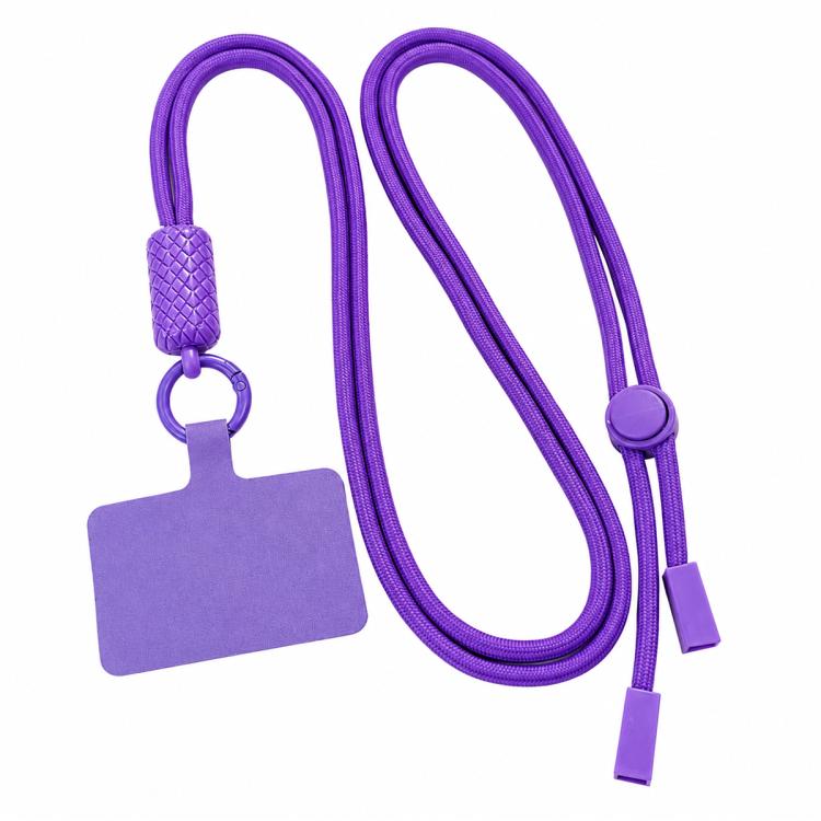 360-degree Rotatable Adjustable Nylon Neck Strap Crossbody Phone Lanyard with Tether Pad for Unisex