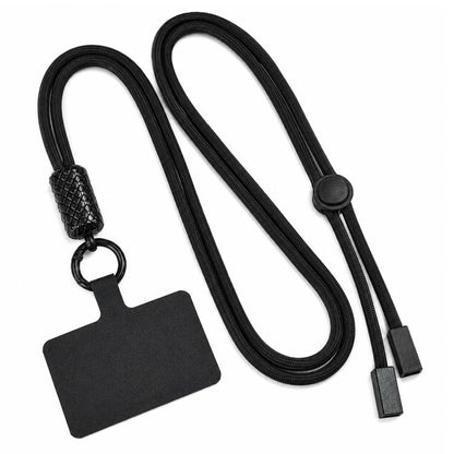 360-degree Rotatable Adjustable Nylon Neck Strap Crossbody Phone Lanyard with Tether Pad for Unisex