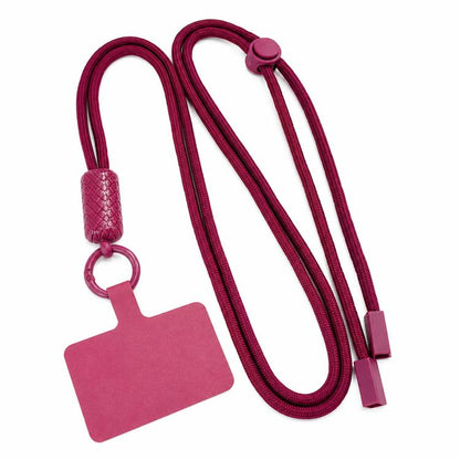 360-degree Rotatable Adjustable Nylon Neck Strap Crossbody Phone Lanyard with Tether Pad for Unisex