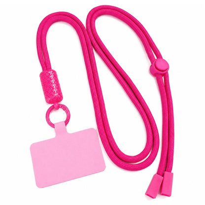 360-degree Rotatable Adjustable Nylon Neck Strap Crossbody Phone Lanyard with Tether Pad for Unisex