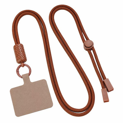 360-degree Rotatable Adjustable Nylon Neck Strap Crossbody Phone Lanyard with Tether Pad for Unisex