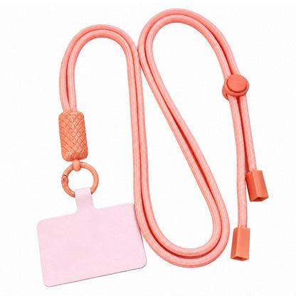 360-degree Rotatable Adjustable Nylon Neck Strap Crossbody Phone Lanyard with Tether Pad for Unisex