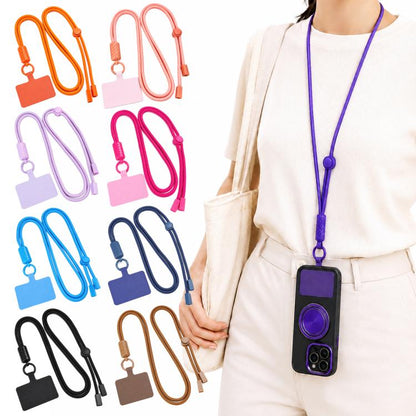 360-degree Rotatable Adjustable Nylon Neck Strap Crossbody Phone Lanyard with Tether Pad for Unisex