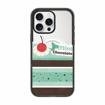 Matcha Latte Cake Pattern Magnetic Acrylic TPU Phone Case, For iPhone 12, For iPhone 12 Pro Max, For iPhone 12 Pro, For iPhone 11