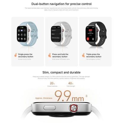 Xiaomi Redmi Watch 6, 2.07 inch AMOLED Screen 5ATM Waterproof, Support Heart Rate / Blood Oxygen Monitor, Redmi Watch 6 (Silver), Redmi Watch 6 (Blue), Redmi Watch 6 (Black)