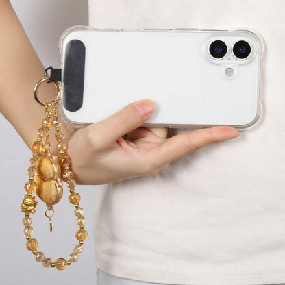 Lucky Cat Beaded Phone Charm Strap