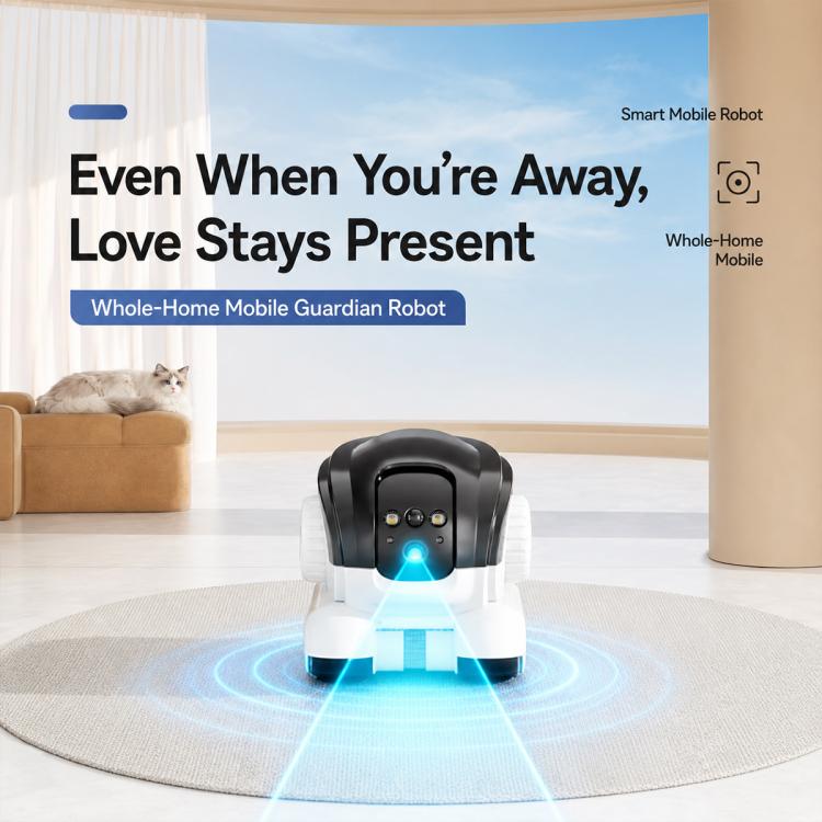 Home HD Dual Lens Smart Mobile Remote Control Pet Monitoring Camera, Type A, Type B