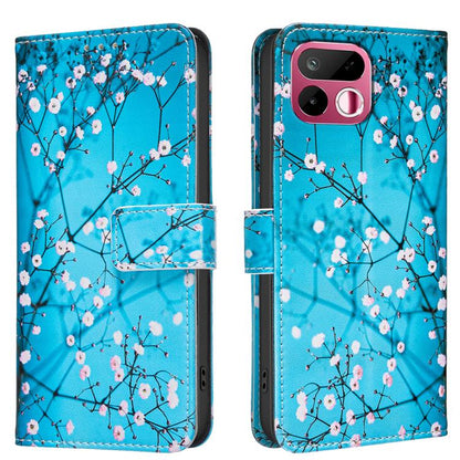 Colored Drawing Pattern Vegan Leather Phone Case, For Realme 16T 5G