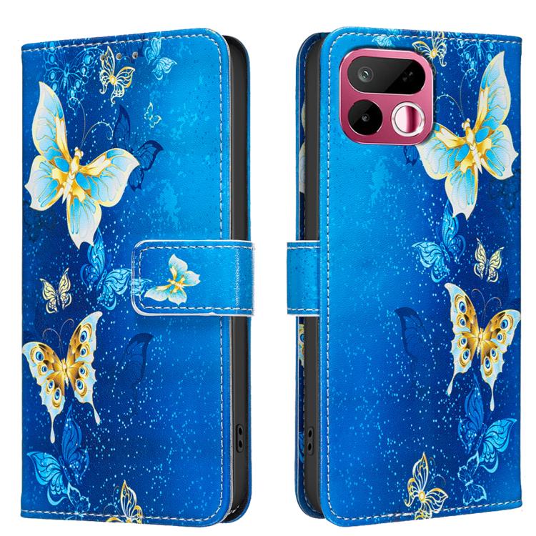 Colored Drawing Pattern Vegan Leather Phone Case, For Realme 16T 5G