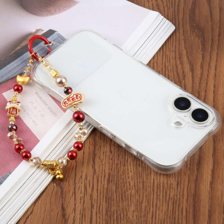 Chinese Lion Dance Lucky Phone Charm Strap