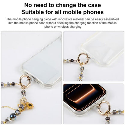 Candy Pearl Butterfly Phone Charm Strap