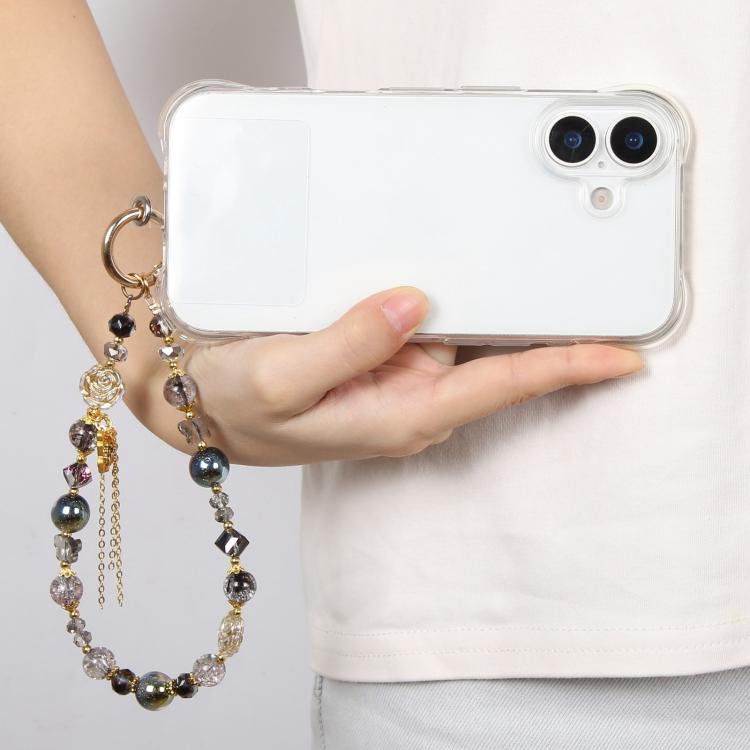 Candy Pearl Butterfly Phone Charm Strap